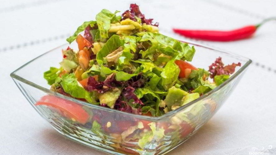 Рецепт салата лолло росса