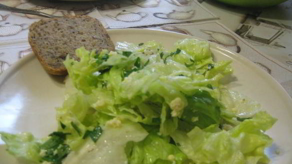 Рецепт Французского зеленого салата Мимоза