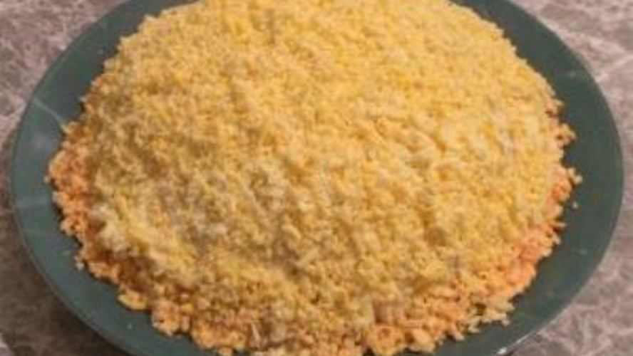 Рецепт салата мимоза с горбушей