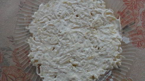 салат мимоза с горбушей