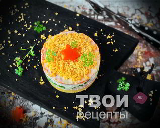 Салат Мимоза с тунцом