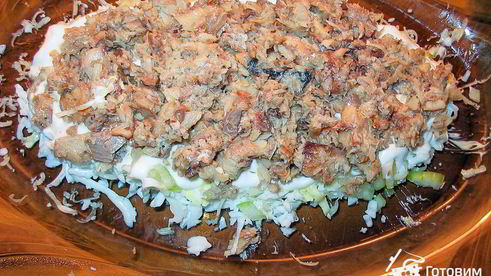 салат мимоза