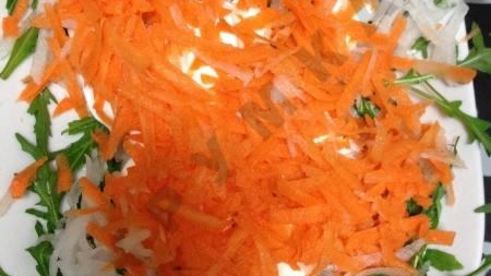 салат овощной тандем влюбленные сердца