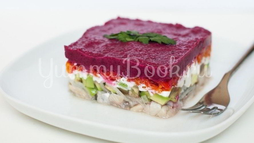 Рецепт диетической селедки под шубой без майонеза и картошки