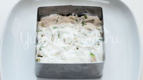 диетическая селедка под шубой без майонеза и картошки