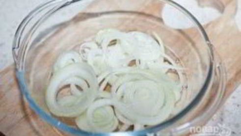 картошка под шубой в духовке со свининой