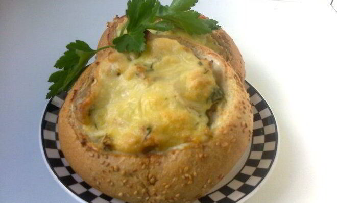 Куриная грудка в гнезде под шубой