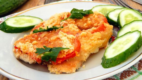 Рецепт Курицы под шубой в духовке