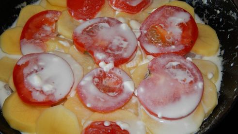 курица под шубой в духовке