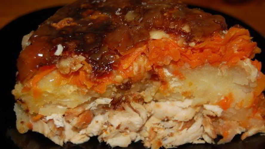 Рецепт курицы под шубой