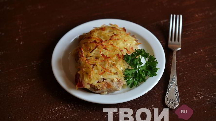 Рецепт мяса под шубой