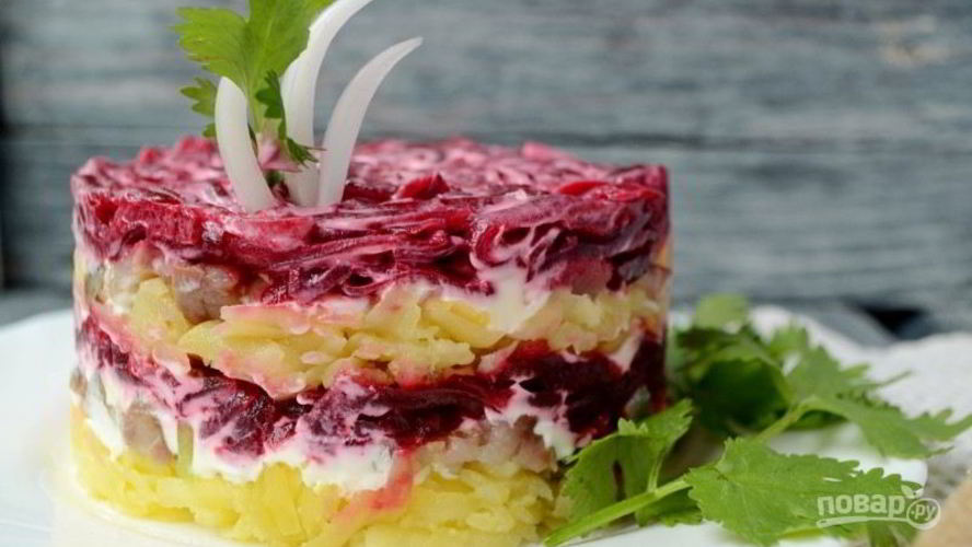 Рецепт салата под шубой классический