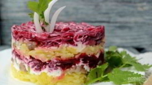 салат под шубой классический