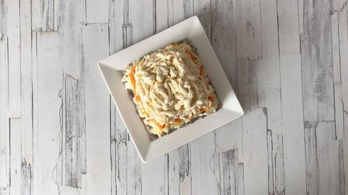 салат рыба под шубой