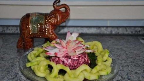 салат сельдь под шубой с яблоком