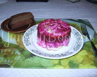 Салат сельдь под шубой