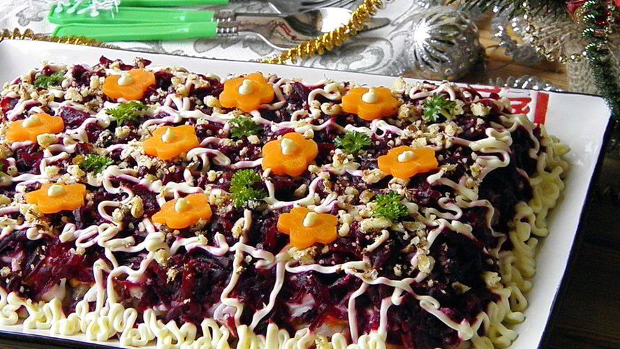 Рецепт салата селедка под шубой