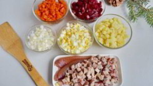 салат-торт селедка под шубой