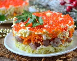 Сельдь под дорогой шубой