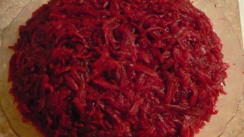 сельдь под шубой с яблоком