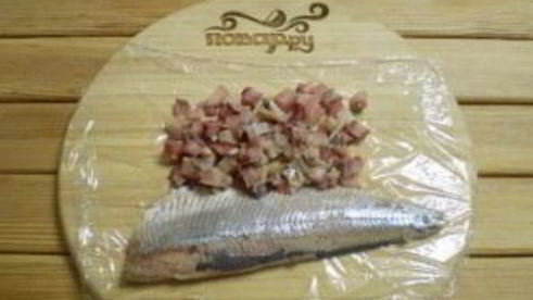 селедка под шубой в виде обезьянки