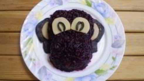 селедка под шубой в виде обезьянки