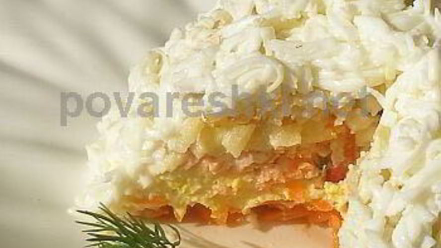 Рецепт семги под шубой