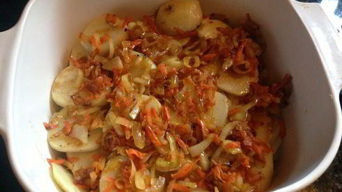 свинина под шубой в духовке