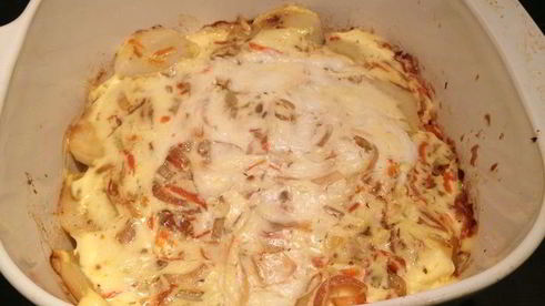 свинина под шубой в духовке