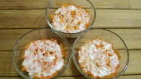 вегетарианская селедка под шубой с нори