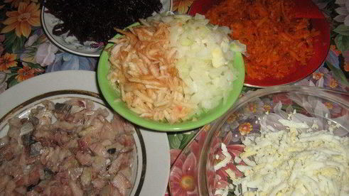 закусочные пирожные селедка под шубой