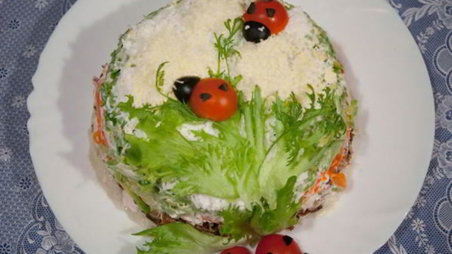 Рецепт салата постного весна-красна