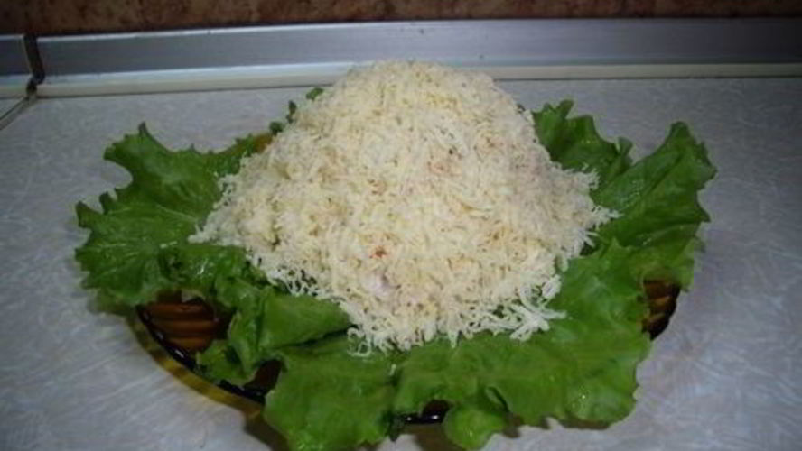 Рецепт салата пушистик