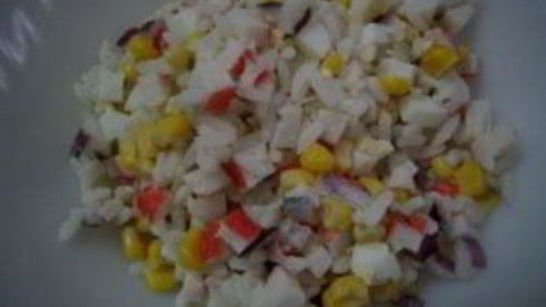 салат пушистик