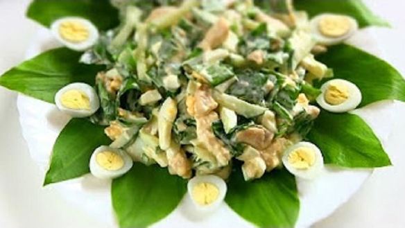 Рецепт Салата с черемшой Весенний