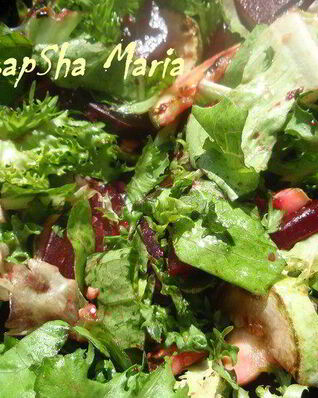 Салат с кабачком и свеклой Июньский