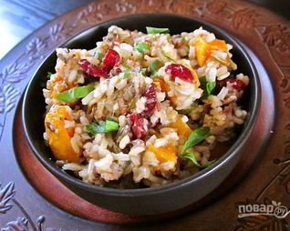 Салат с рисом