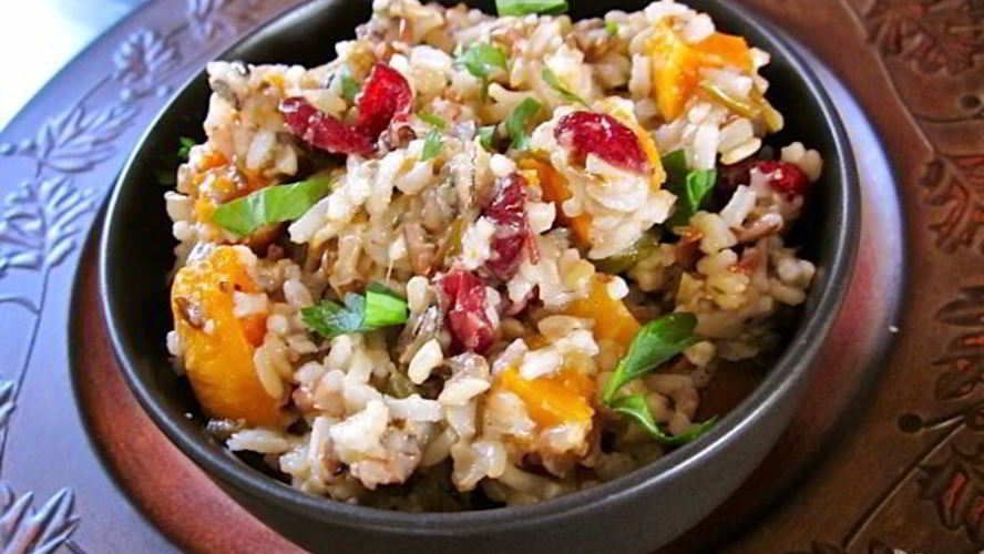 Рецепт салата с рисом