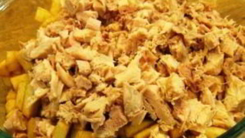 салат с зеленым горошком