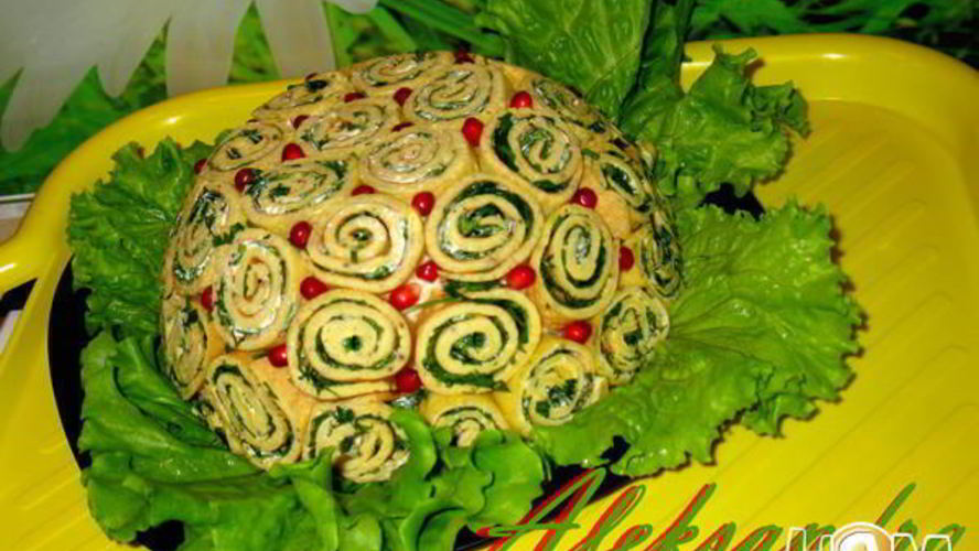 Рецепт салата шарлотка