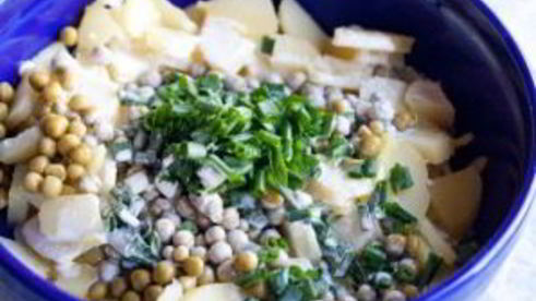 салат со свеклой и картошкой