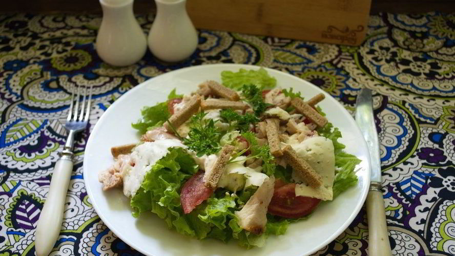 Рецепт салата цезарь с курицей классический простой
