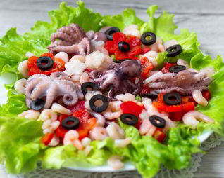 Салат Цветочная поляна