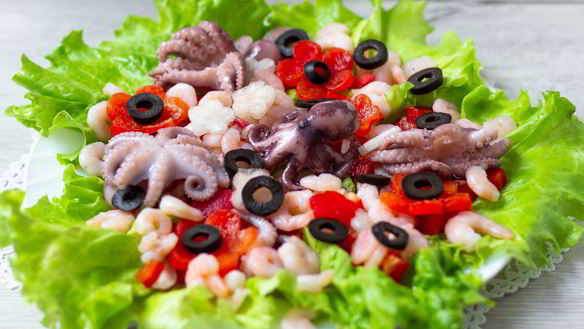 Рецепт Салата Цветочная поляна