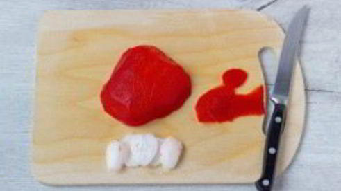 салат цветочная поляна