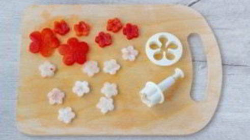 салат цветочная поляна