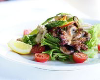 Салаты с кальмарами