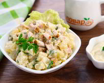 Салаты с курицей