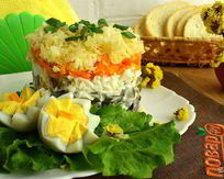 Салаты с печенью