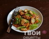 Салаты с сухариками